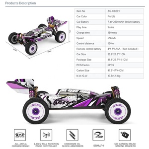 Высокоскоростной внедорожник ZIGO TECH 124019 2,4G 1/12 2WD с дистанционным управлением, внедорожник с коротким ходом, грузовик 4x4 багги Rc - Product Image 2