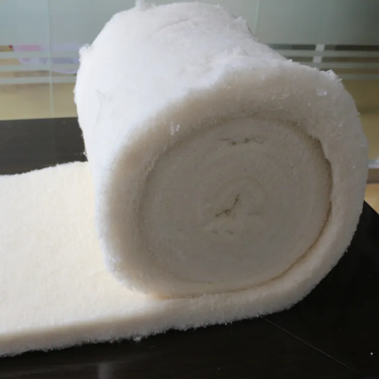 Rouleaux d'ouate en fibre de coton naturelle non tissée à liaison thermique de haute qualité pour vêtements ou sacs