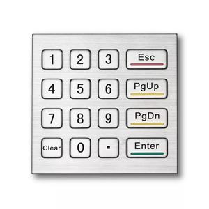 Sistema de Control de Acceso a prueba de agua IP65, máquina de terminales ATM, matriz 4x4, teclado de Metal de acero inoxidable para máquina expendedora - Product Image 1