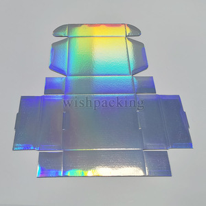Kozmetik makyaj holografik tek katmanlı flüt mailler oluklu paketi karton kağıt nakliye kutusu parfüm - Product Image 2