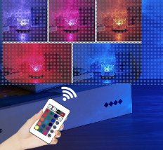 Crown 16 color+Rechargeable+Remove control