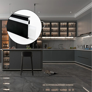 Manufacturer Custom Floor <strong>Baseboard</strong> Lighting Profile Brushed Surface Corridor Led Skirting Board