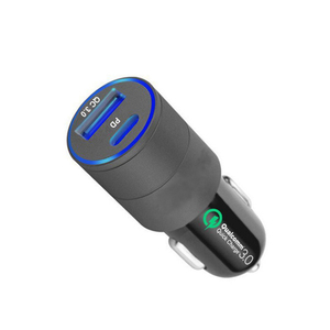 Original Super Quick Mobile Charging 38w Qc3.0 Usb Type c <strong>2</strong> <strong>in</strong> <strong>1</strong> Fast Usb <strong>2</strong> Port Car Cell Phone Charger - Product Image 2