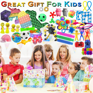 ET çocuklar için mükemmel fikir noel hediyesi 72 adet Fidget oyuncak paketi eğlenceli zengin gizem kutusu Fidget özel stres oyuncakları Set - Product Image 3