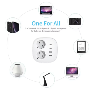 Tragbare Multifunktion ladegeräte 65-W-Kraftwerksladegerät USB Typ c Multi-Port-Schnell ladegerät - Product Image 4