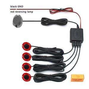 12V Car Reverse <strong>Backup</strong> Radar Buzzer <strong>System</strong> with 16.5mm Round 4 <strong>Sensors</strong> Car Reverse Parking <strong>Sensor</strong> Kit Rear Blind Spot Detection - Product Image 1