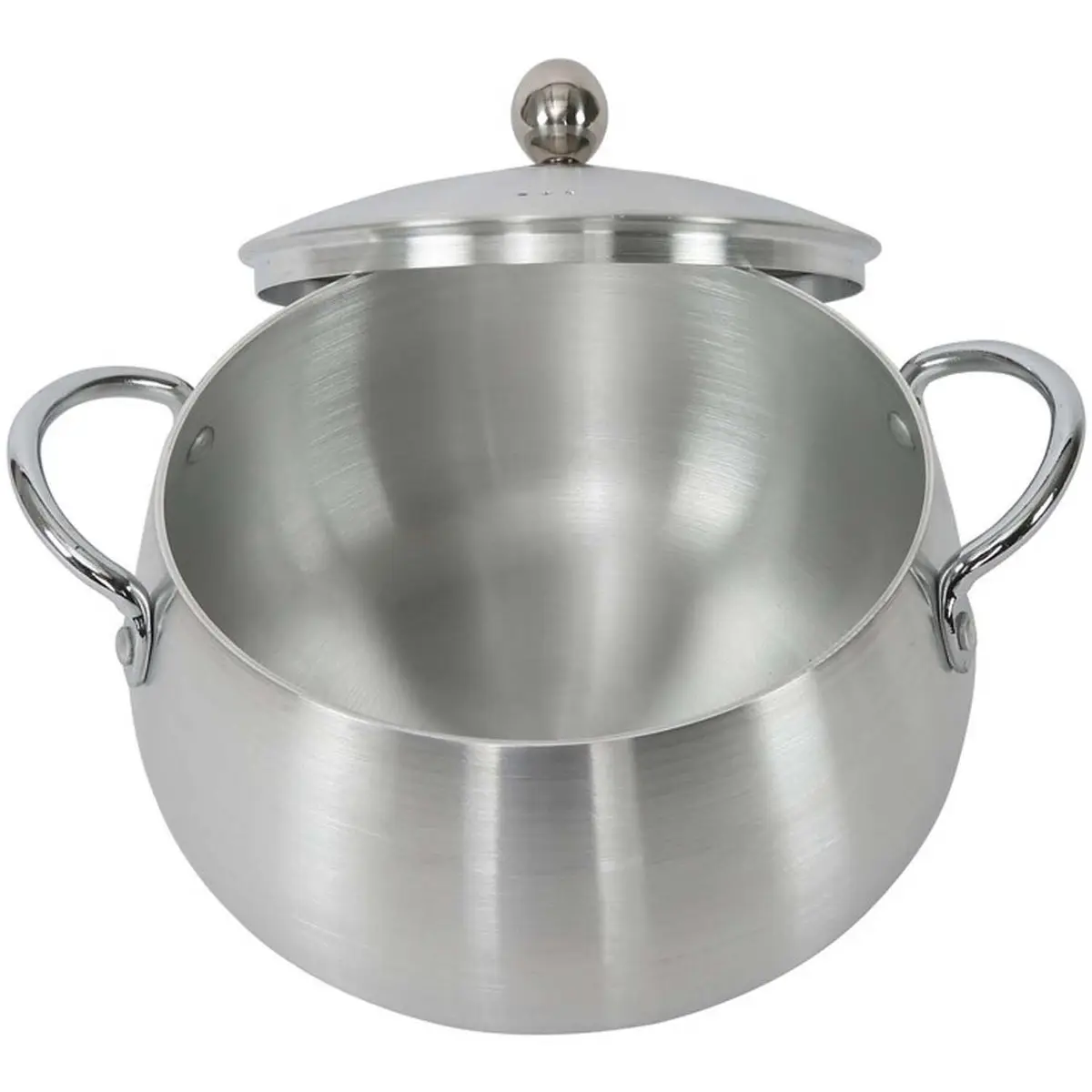 16/18/20/22/24 Cm Buik Vorm Aluminium Kookpot Keuken Stoofschotels Pannenset