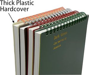 Cuaderno de papel Kraft A5 personalizable de 21x11 cm con cubierta de PVC, cuaderno de encuadernación de hojas sueltas o en espiral de estilo impreso para diario