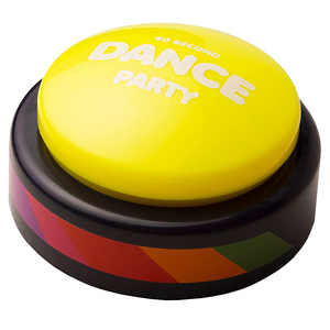Botón de sonido programable parlante con voz, botón pulsador fácil personalizado grande, botones de fiesta de baile de música electrónica con luz LED - Product Image 4