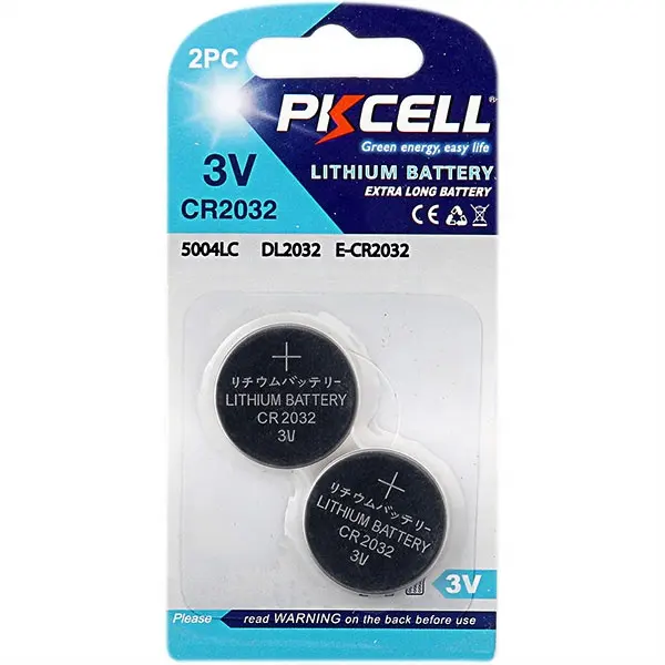 PKCELL cr2354 3v lithium non rechargeable pile bouton batterie avec onglets