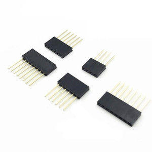 2P-10P Single Row Straight Female Pin Header 2.54MM Pitch Pin Long 11MM Strip Connector Socket FOR Arduino PCB - Product Image 2