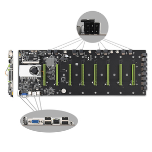 La CPU della scheda madre BTC-D37 Riserless della scheda madre ha messo 8 memoria integrata della scanalatura DDR3 dell'interfaccia di VGA consumo energetico basso - Product Image 4