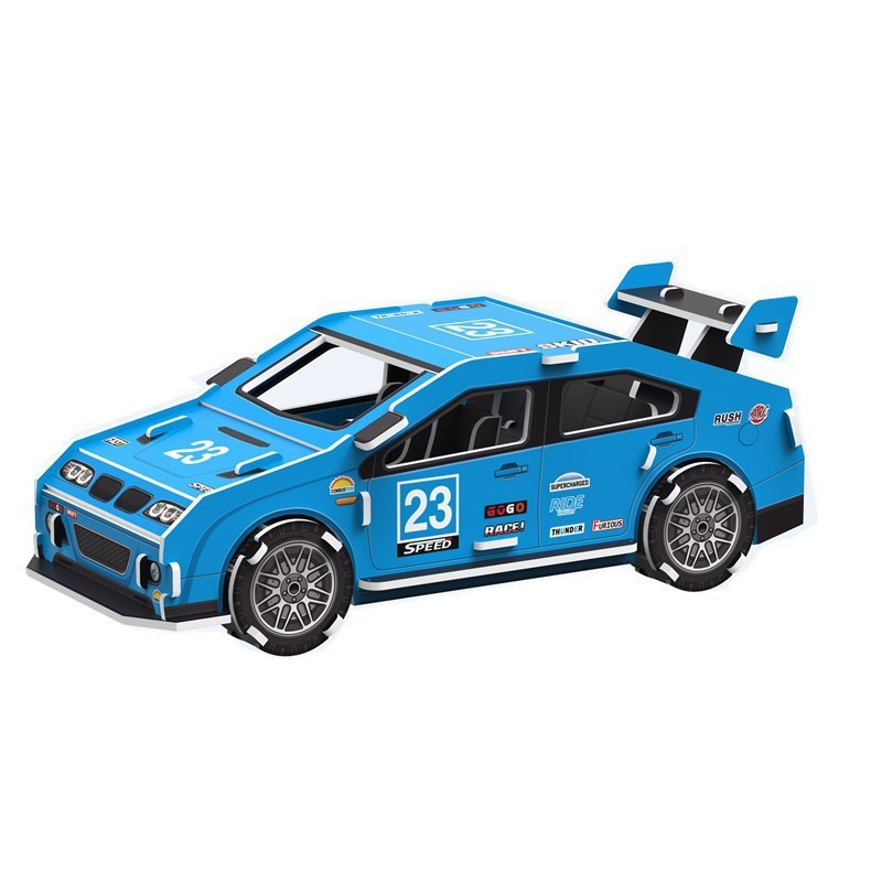 1011 coche de carreras azul