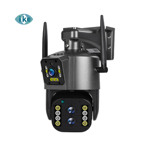 IPC360Home 3 lentes 12MP inalámbrico PTZ CCTV cámara de red de seguridad con Zoom óptico 10X intercomunicador bidireccional alarma de movimiento Cámara IP