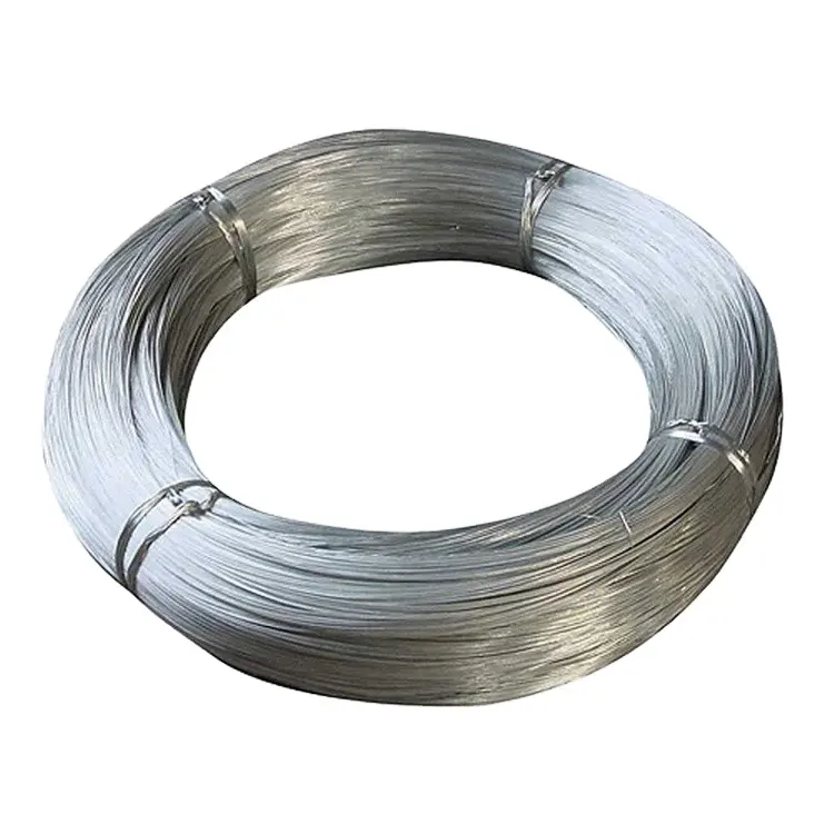 Filo di ferro zincato zincato filo di acciaio zincato a basso prezzo all'ingrosso filo di ferro zincato a caldo