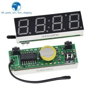 TZT 3 in 1 LED RX8025T digitale modulo di tensione della temperatura dell'orologio tempo/termometro/voltmetro DC 5-30V per Arduino - Product Image 6