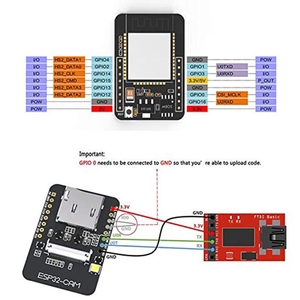 ESP32 kamera WiFi geliştirme kurulu ile OV2640 2MP kamera FT232RL FTDI 40Pin Jumper tel Arduino ahududu Pi için