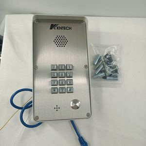 KNZD-43A Voip IP Intercom metallo originale prodotto OEM citofono porta telefono cancello controllo accessi tastiera telefoni parcheggio - Product Image 2