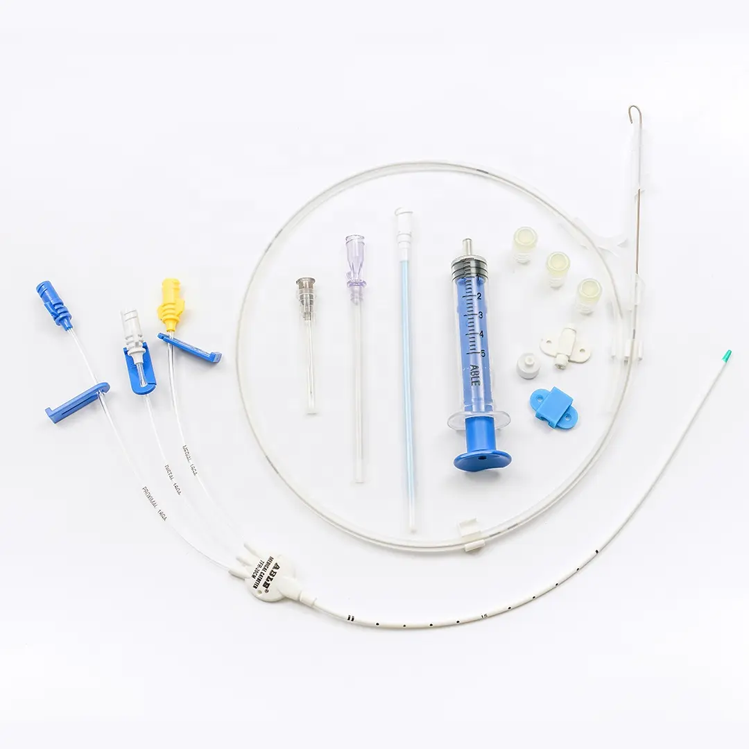 Disposable Medical Supply Anesthesia Central Venous Catheter CVC Kit Pediatric adult central line Catheter tube set