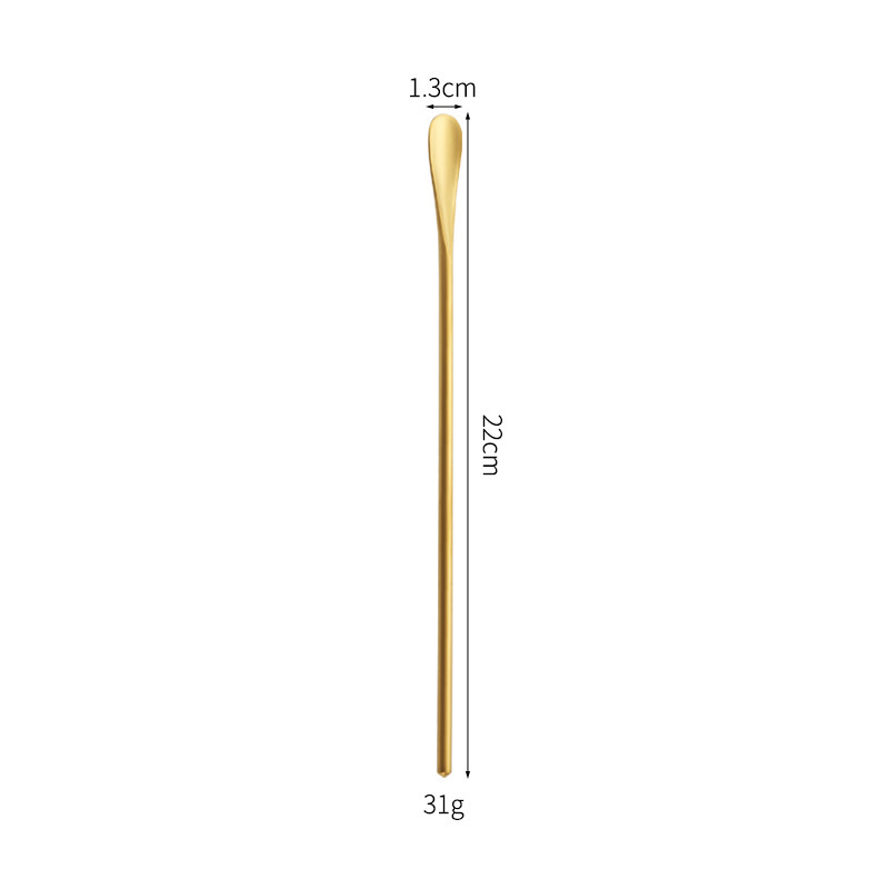 22cm gold spoon