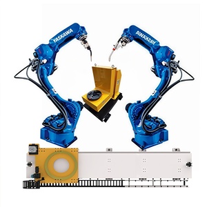 Nueva estación de limpieza de pistola Robótica Industrial y robot de soldadura por arco de brazo robótico YASKAWA AR1440 de 6 ejes con unidades lineales - Product Image 1