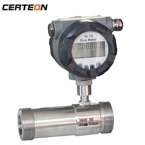 24V DC LWQ con reborde mini generadores de vapor Digital Industrial de Gas natural de la turbina medidor de flujo con 4-20ma de salida de impulsos de amoníaco - Product Image 3
