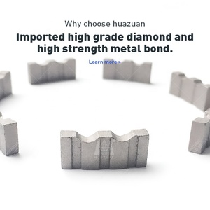 Huazuan Turbo Top Diamond Wave Core Broca Segmento Piezas de herramientas eléctricas personalizables para trabajos de hormigón Compatible con OEM - Product Image 3
