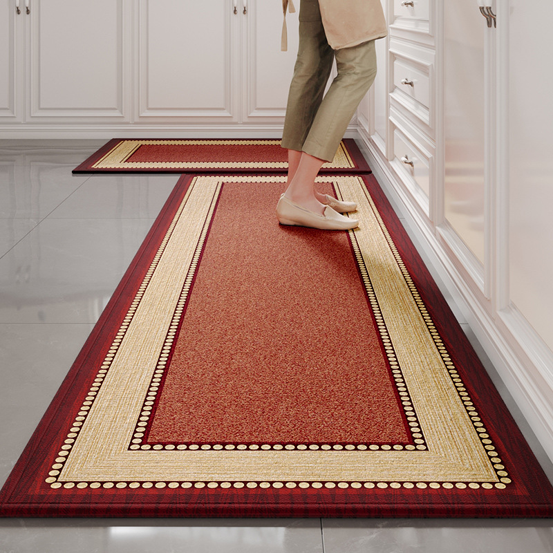 พื้นยางกำมะหยี่ผ้าฝ้ายไม้ไผ่ - Annie Red