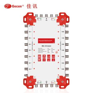MS-5516LC Digital HD 5 in <strong>16</strong> <strong>DiSEqC</strong> 2.0 Satellite Multiswitch Cascade Multiswitch - Product Image 1