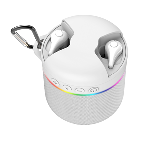 Mini subwoofer musicale colorato 2 in 1 auricolare Stereo Sound-Box Dual Pairing Bt 5.0 altoparlante TWS 2 in 1 - Product Image 2