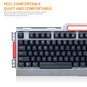 光学式マウスコンボ104キー2.4GワイヤレスゲーミングキーボードforWindows Android IOS - Product Image 2