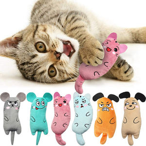 Handmade Eco-Friendly <strong>Catnip</strong> Plush Mouse Interactive Chew Toy Plush Thumb Pillow for Kitten Teeth Grinding and Dog <strong>Use</strong> - Product Image 2