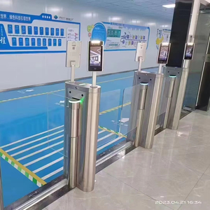 Stainless Steel Mini Turnstile Gate with Face Recognition <strong>Access</strong> <strong>Control</strong> System Swing Turnstile Gate for Office Building - Product Image 5