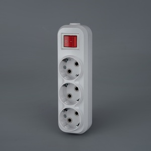 S004 3 yollu 3 gang rewirerable topraklama güvenlik uzatma prizleri kabloları güç şeridi uzatma kablosu - Product Image 5
