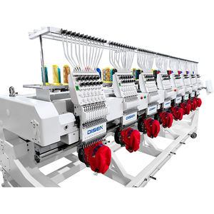 <strong>8</strong> Head Manufacturers Multi Function Magnetic Hoop High Speed Hat Beading Embroidery Machine Computerized 1200 Rpm Double <strong>Header</strong> - Product Image 5