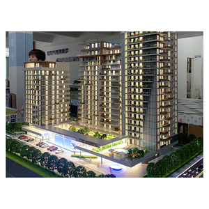 カスタム建築モデル3DモデルOEM ODM建築建築モデル照明付き - Product Image 3