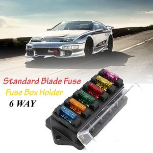 LEDインジケータ付き12V/24V 6回路防水マリンヒューズボックスATOブレードヒューズブロック自動車用マリン - Product Image 6