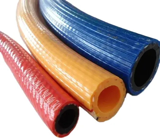 MANGUERA DE AGUA DE PVC 3/4 pulgadas 7bar ISO flexible PVC anti-uv reforzado trenzado primavera jardín manguera de agua tubo 10mm 13mm