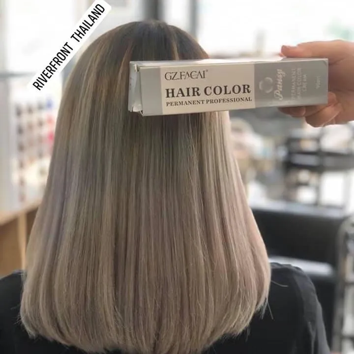 Profesyonel fabrika saç rengi ürünleri popüler 72 renk saç rengi kremi saç boyası renk Salon için