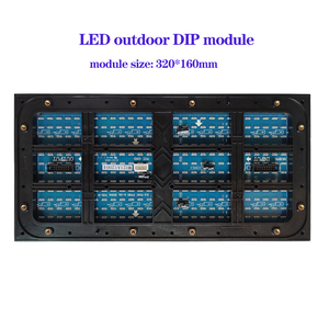 DIP açık P8 RGB Led matris modülü 8mm piksel aralığı 320*160mm ekran 800 nokta 1/5 tarama 8500 Nits IP65 değerlendirme dış mekan kullanımı için - Product Image 2