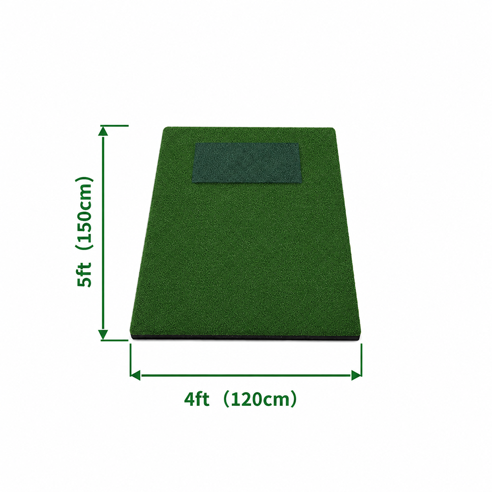 Tapis de frappe de golf vert de 4 pieds x 5 pieds