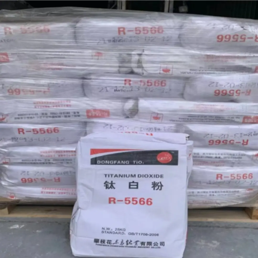 Dongfang tio2 titanium dioxide 5566 with good quality 25kg bag price titanium dioxide rutile 5566 for paint