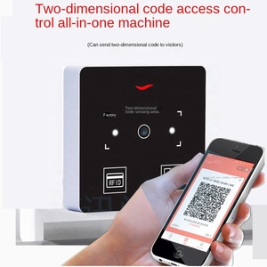 Lector de tarjetas de control de acceso a la puerta de la tarjeta de identificación NFC RFID IC con lector de tarjetas de escáner de código de barras - Product Image 6