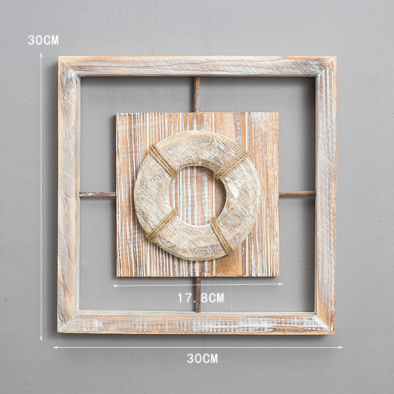 Retro square life ring