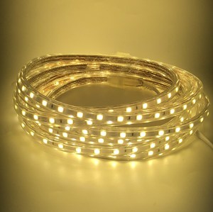 ไฟฟ้าแรงสูง220โวลต์230โวลต์ SMD5050 RGB นำแถบไฟ60LEDs 1เมตรตัด50เมตร/ม้วนที่มีการควบคุมระยะไกล - Product Image 5