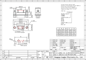 ที่มีคุณภาพสูง D-SUB 9Pin DB9หญิง180องศาเชื่อมต่อ DB 9pos สำหรับ PCB V/t ประเภทที่มี4-40 # ถั่ว - Product Image 6