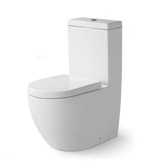Eropa Berdiri Kamar Kecil Wc Saniter Ware Siphonic Washdown Air Closet CE Sertifikasi Kamar Mandi Keramik One Piece Toilet Bowl