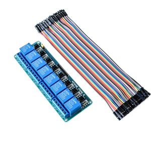 DC 5V 8 Channel <strong>Relay</strong> <strong>Module</strong> &amp; 40 Pin Female-Female Dupont Cable <strong>Raspberry</strong> <strong>Pi</strong> DSP AVR PIC ARM