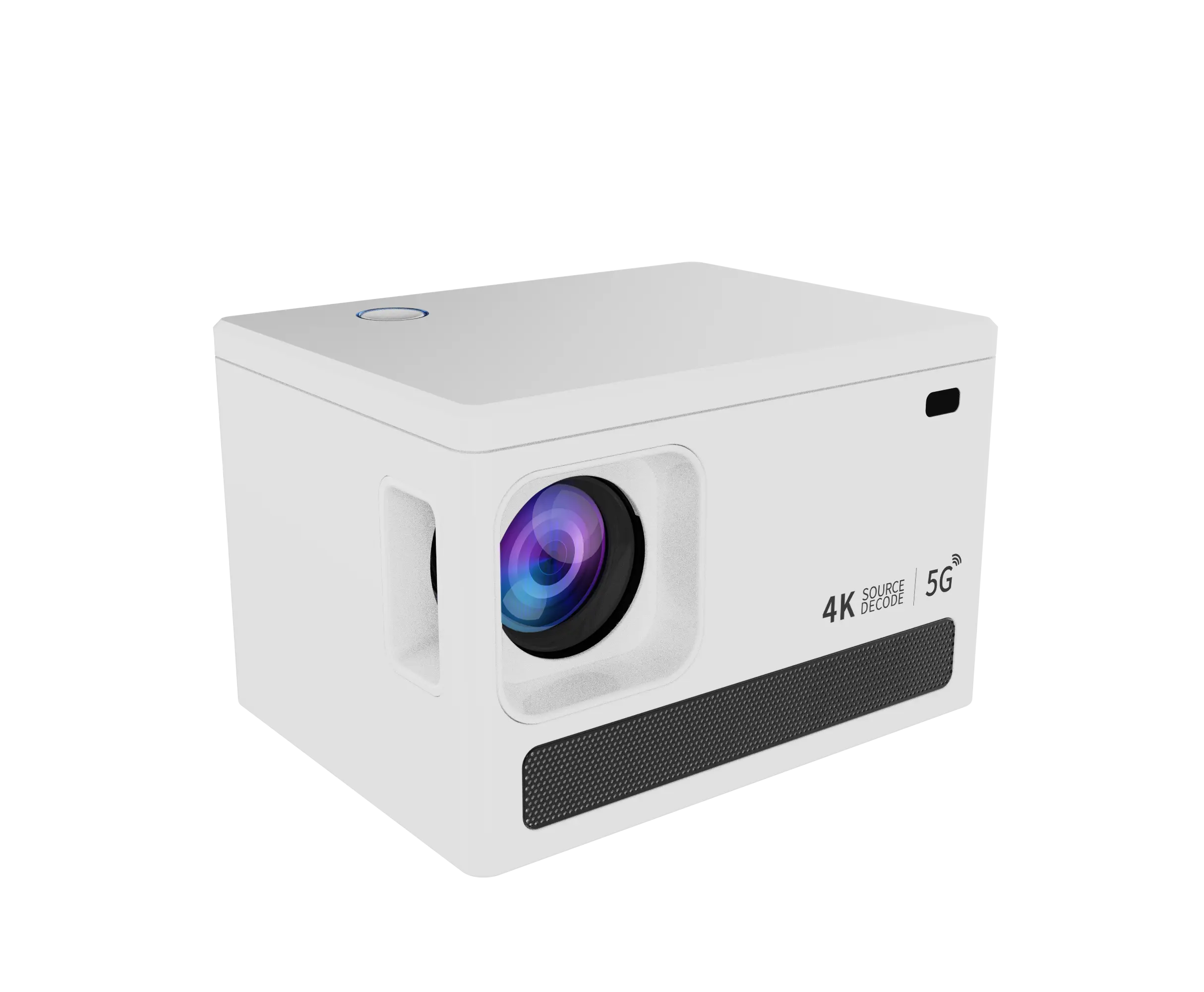 جهاز عرض الفيديو الذكي المحمول مزدوج واي فاي معدات العرض نظام تشغيل أندرويد 10 دقة فيديو 720P 4K
