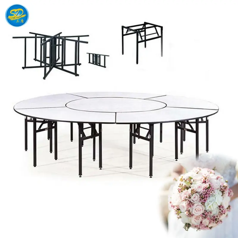 Restaurant Banquet Mariage Grande Table Pliante Ronde